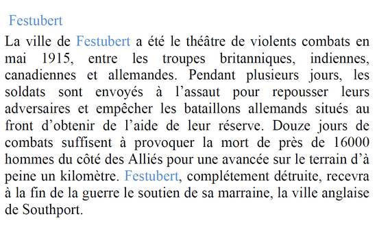 Ne pas oublier photos festubert 1914 1918