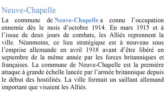 Ne pas oublier photos neuve_chapelle 1914 1918