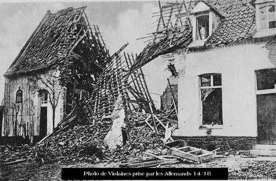 Ne pas oublier photos Violaines 1914 1918