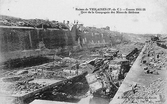 Ne pas oublier photos Violaines 1914 1918